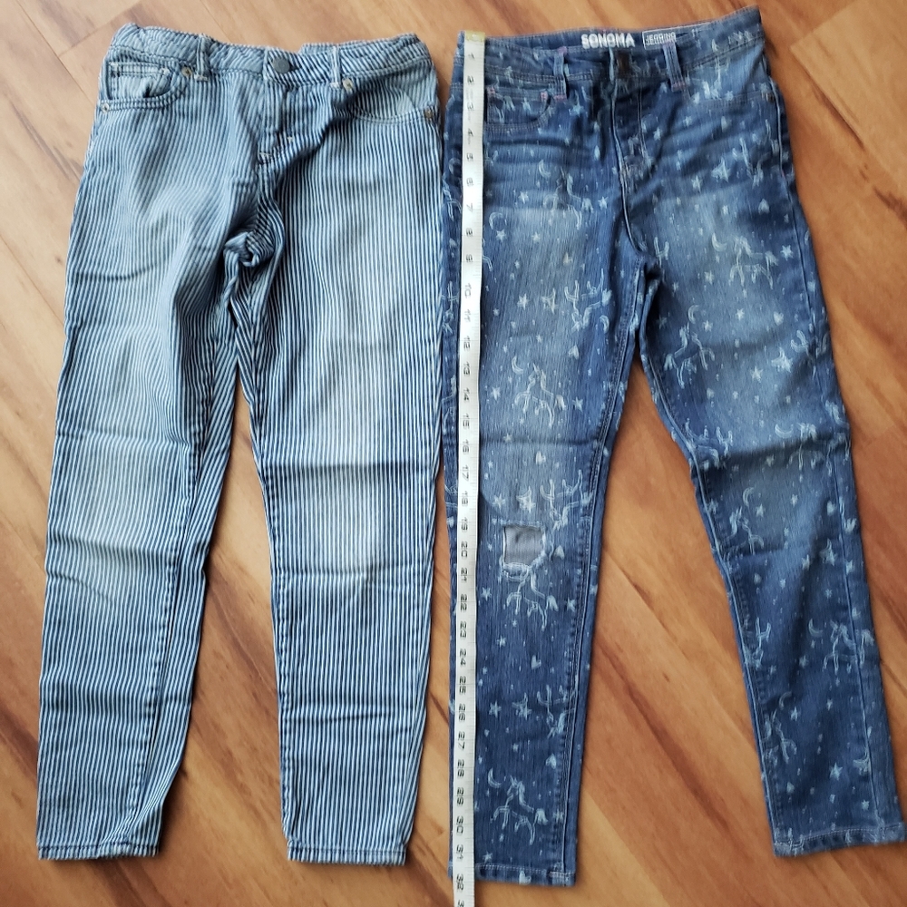Girls stretchy jeans (2 pair)